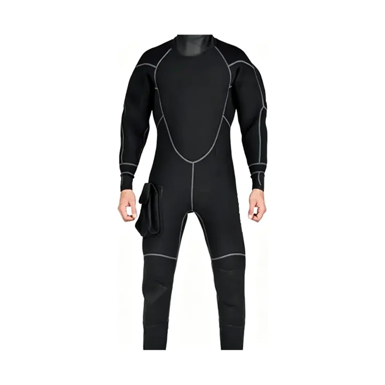 8mm CR Neoprene Drysuit with Boots - front view