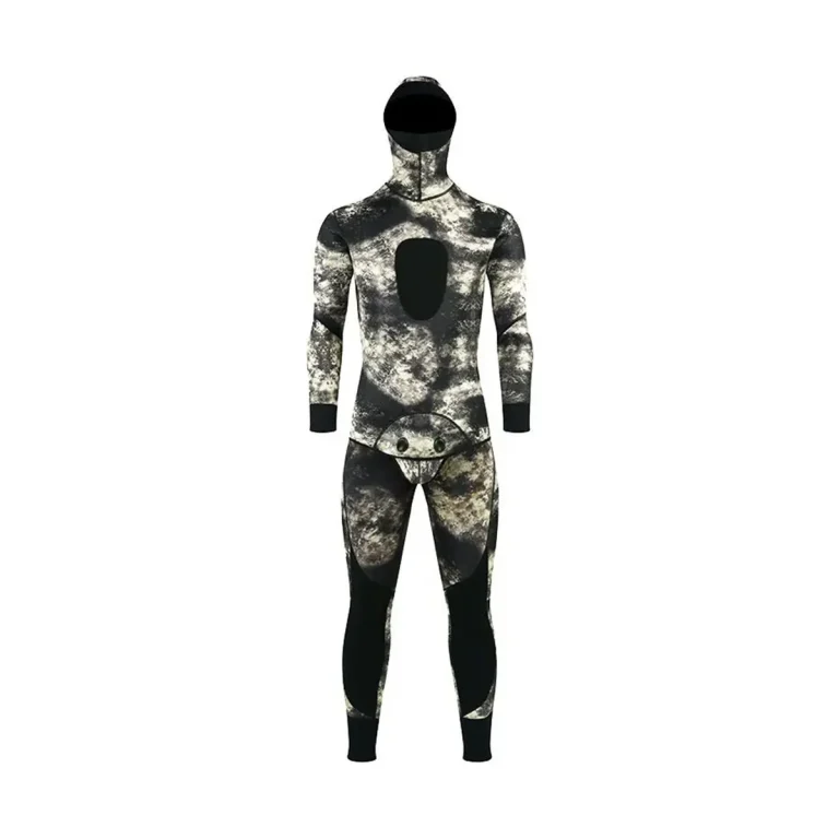 Camo Spearfishing Wetsuit - 3mm Open Cell - front view