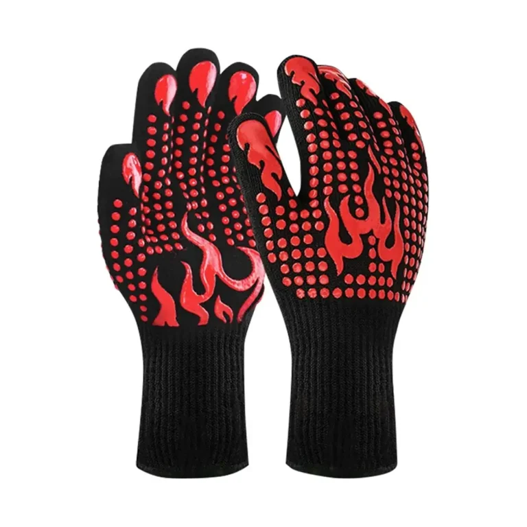 Heat-Resistant BBQ & Welding Gloves - front view