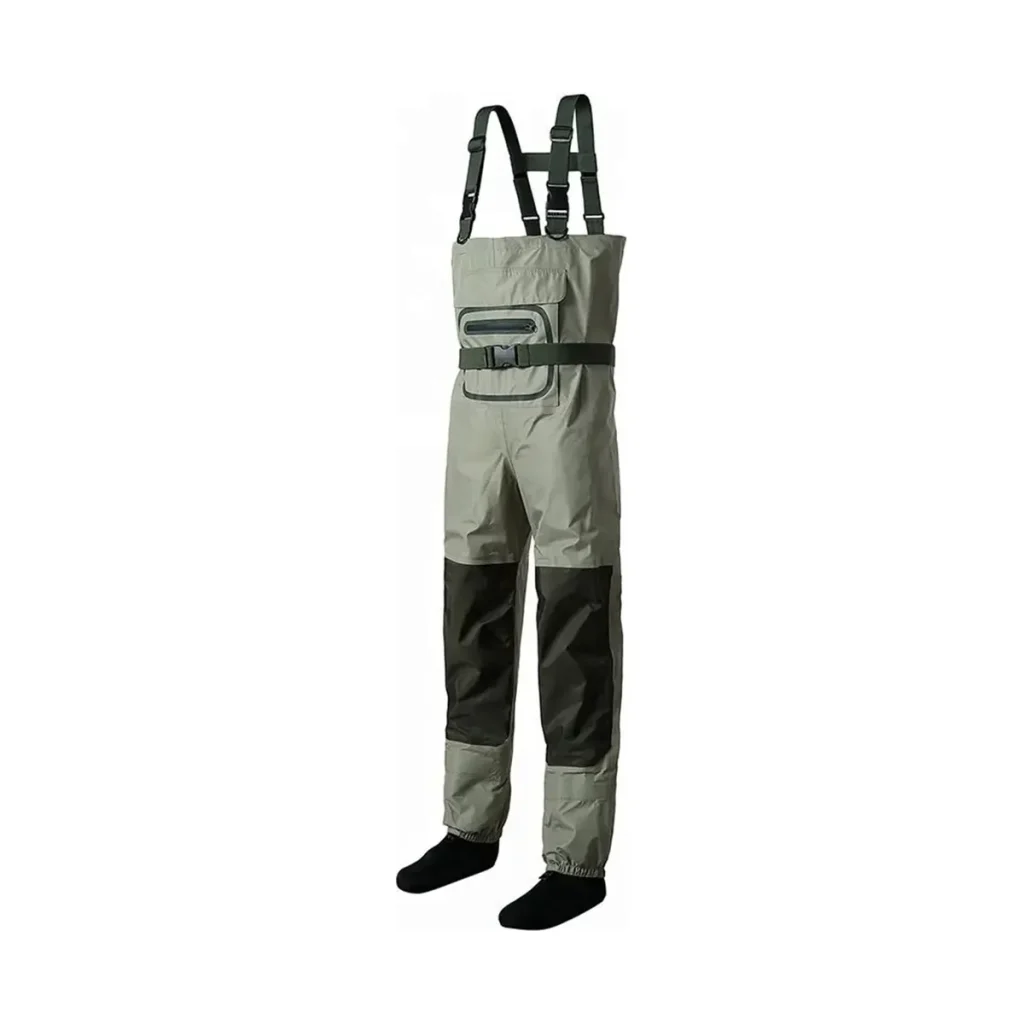 Neoprene Chest Waders - Charcoal - front view
