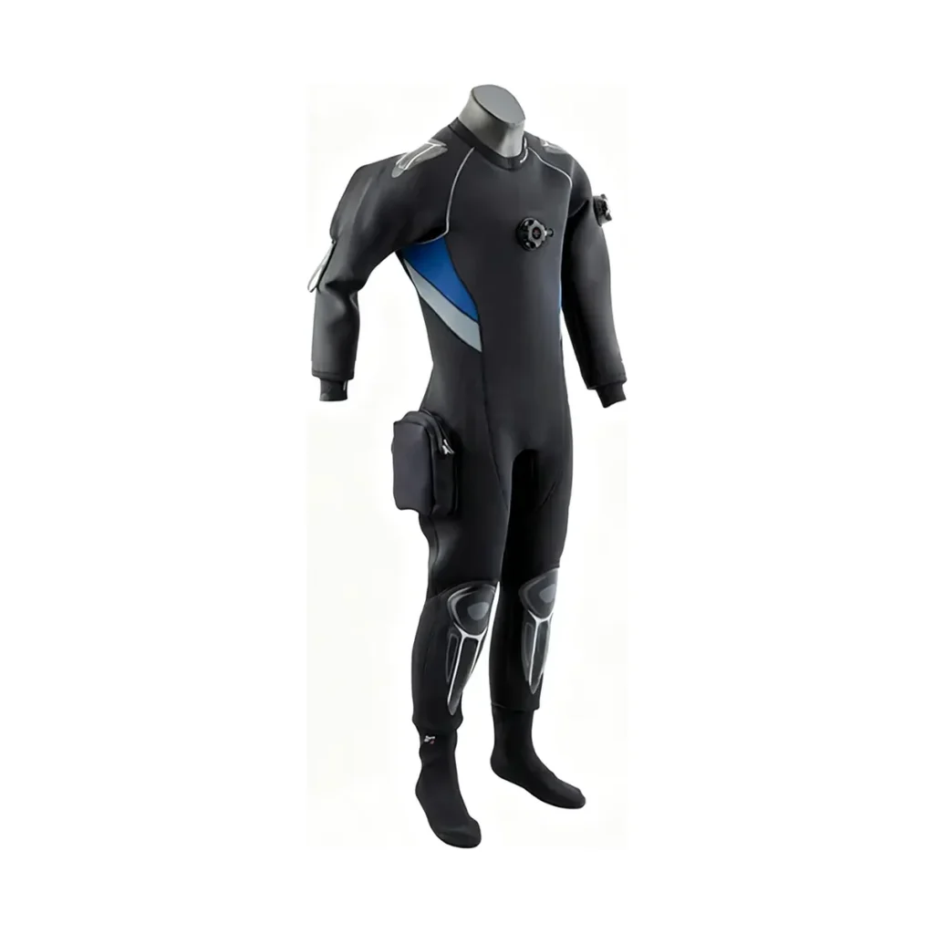 Neoprene Drysuit for Cold-Water Diving - front view