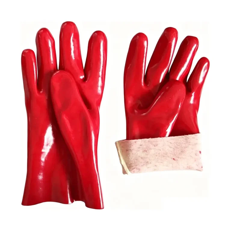 PVC Coated Work Gloves - Smooth Finish - front view